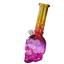 8″ Skull Glass Bong [JBLX-11-2]