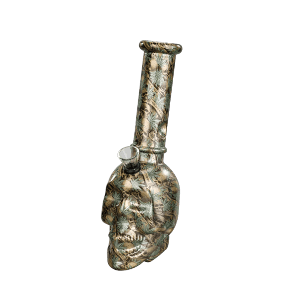 8″ Skull Printing Glass Bong [JBLX-11-3] Secondary image