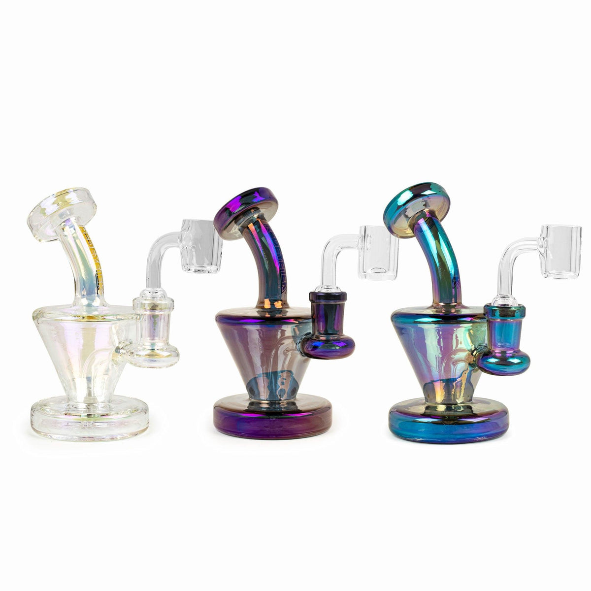 Red Eye Tek® | 5.5" Tall Metallic Terminator Finish Quantum Concentrate Rig Main image