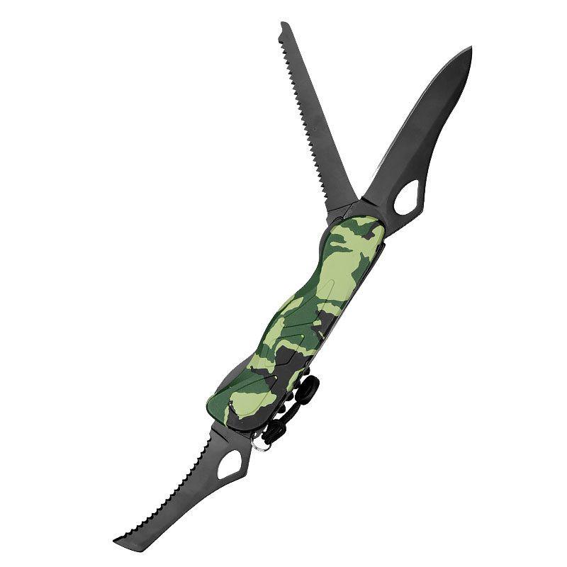 Multi Functional Portable Tool Stainless Steel with TPR Handle [KA-9] Main image