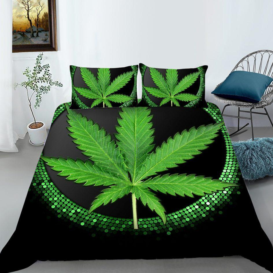 Mr Johnny Green | Digital Printed 3Pcs Queen Size Duvet Cover Secondary image