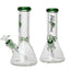 Johnny Green | 10″ Beaker Bong – 9MM Thick with Elephant Joint & Grid Percolator (MJG-001)