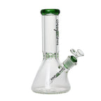 Johnny Green | 10″ Beaker Bong – 9MM Thick with Elephant Joint & Grid Percolator (MJG-001)