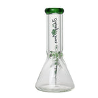 Johnny Green | 10″ Beaker Bong – 9MM Thick with Elephant Joint & Grid Percolator (MJG-001)