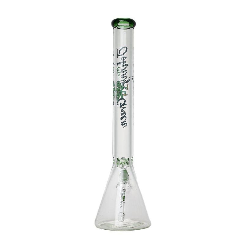 Johnny Green | 20″ 9mm Beaker with Elephant Joint and Grid Percolator Slide – Green (MJG-004)
