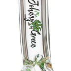 Johnny Green | 10″ 9mm Beaker Bent Neck with Grid Percolator Slide – Green (MJG-006)