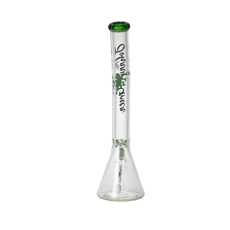 Johnny Green | 20″ 9mm Beaker Bent Neck with Grid Percolator Slide – Green (MJG-009)