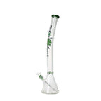Johnny Green | 24″ Beaker Bong – 9MM Thick Bent Neck with Grid Percolator Slide (MJG-010)