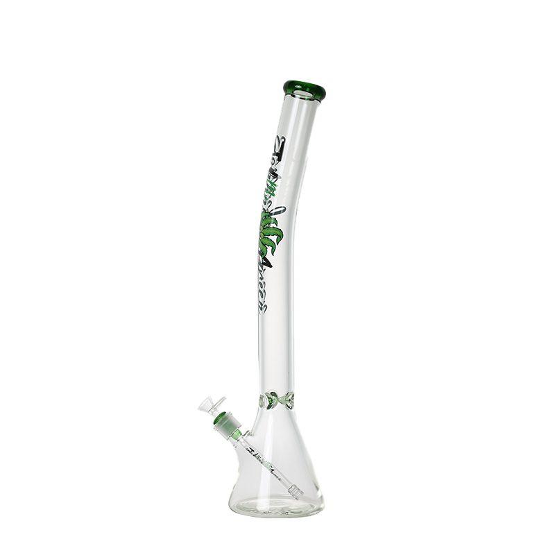 Johnny Green | 24″ Beaker Bong – 9MM Thick Bent Neck with Grid Percolator Slide (MJG-010)