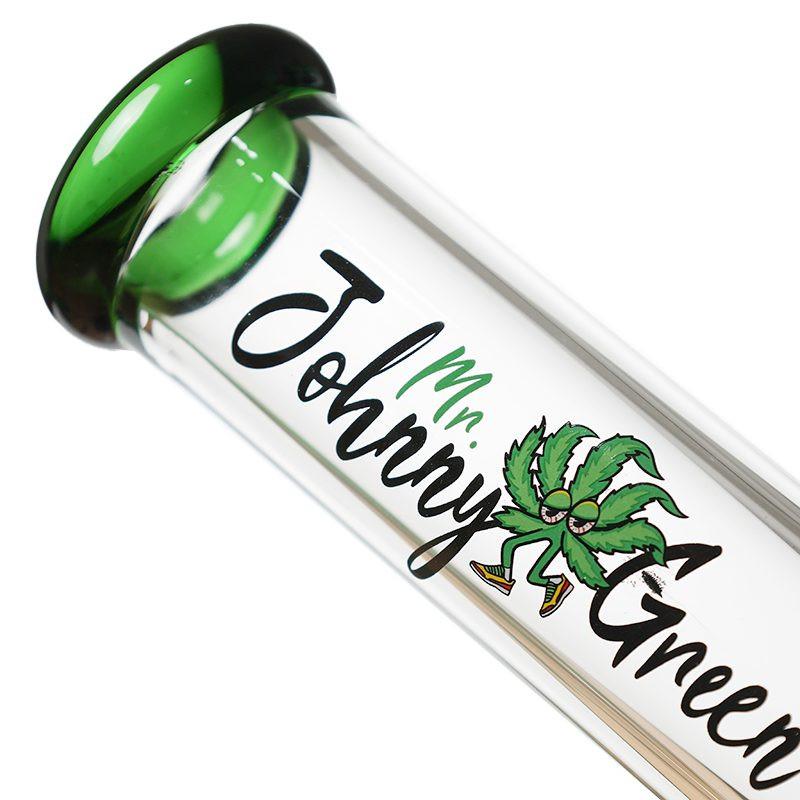 Johnny Green | 10″ 7mm Steamroller Glass – Green (MJG-016)