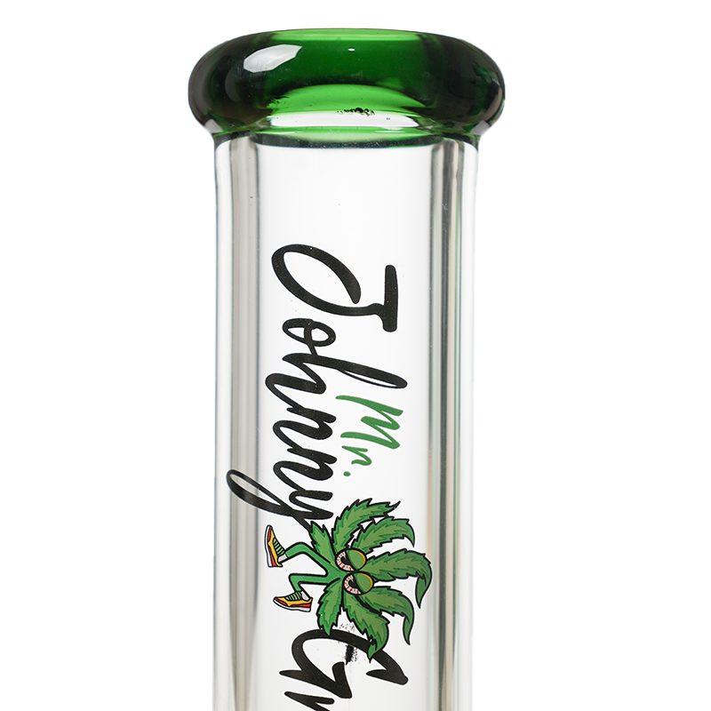 Johnny Green | 10″ 7mm Steamroller Glass – Green (MJG-016)