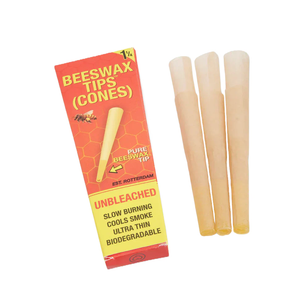 BEESWAX TIPS™ 1-1/4 PRE ROLLED CONES BOX OF 21