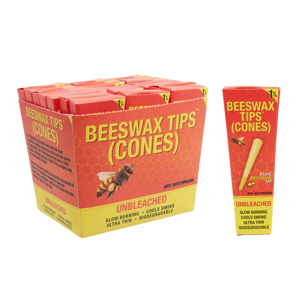 BEESWAX TIPS™ 1-1/4 PRE ROLLED CONES BOX OF 21 Main image