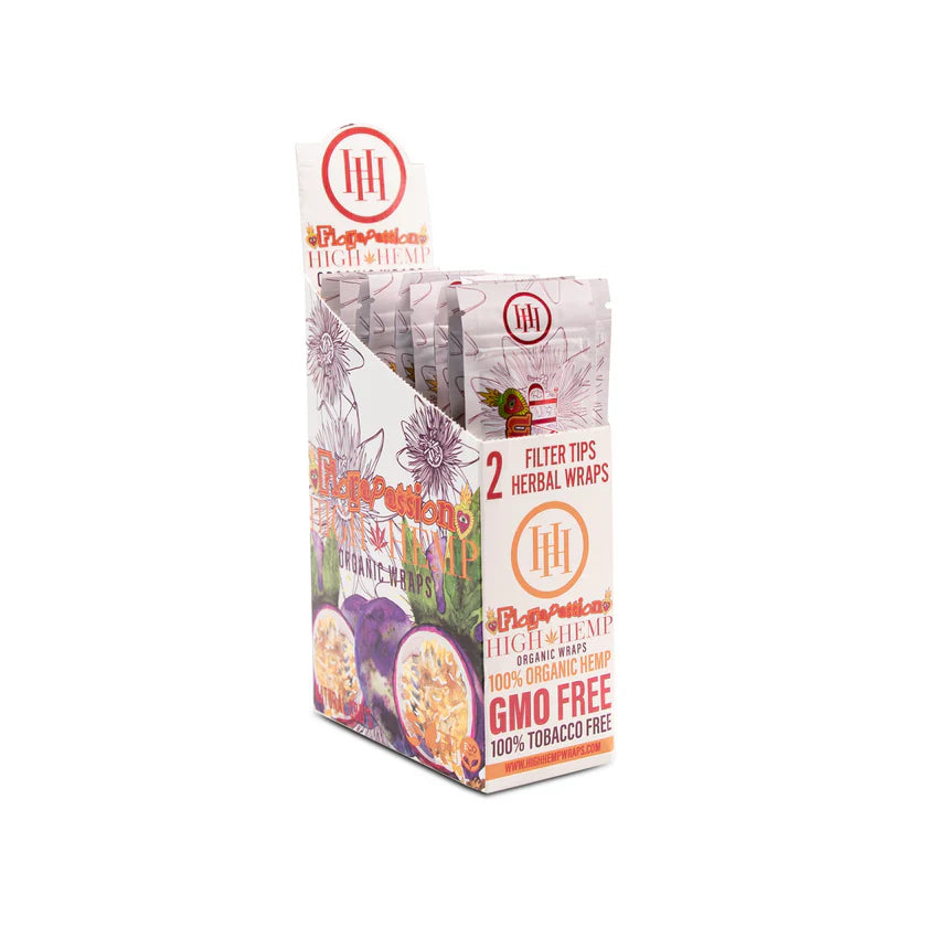 High Hemp | Organic Wraps Wraps – 2 Count (25 Packs / Box).