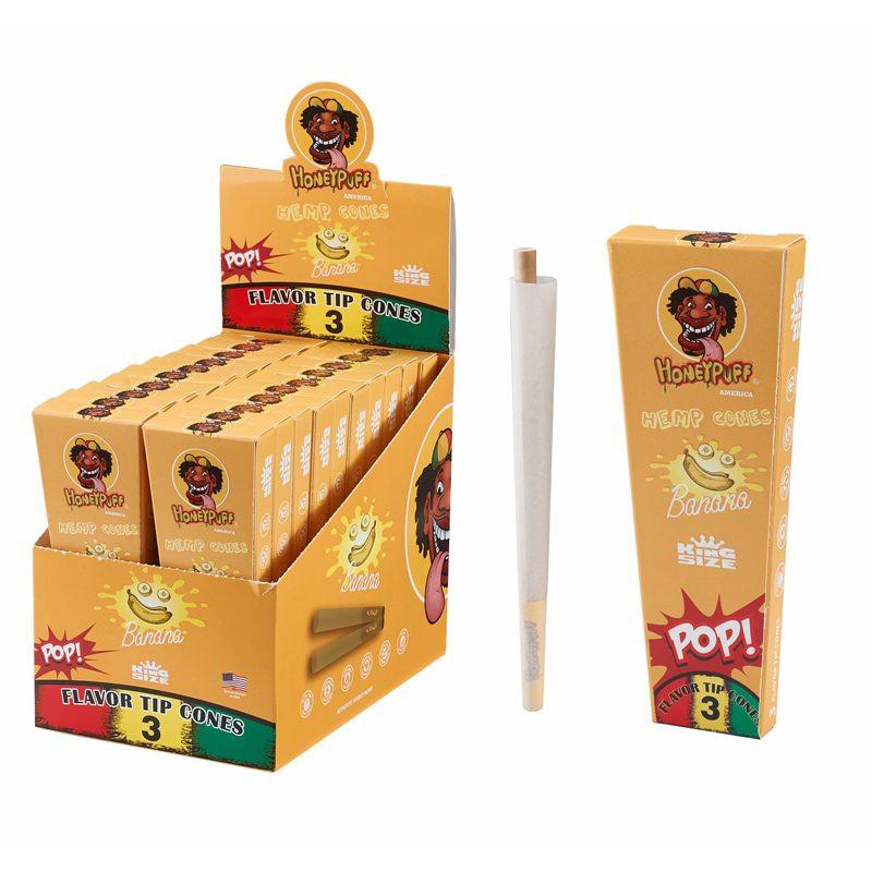 HoneyPuff | Pre-Rolled Flavored Cones – King Size (20 Packs/Display) [P1175]