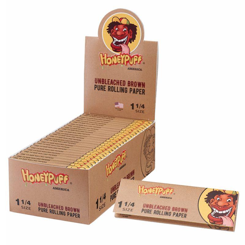 Honey Puff | Rolling Paper – Unbleached Brown [P1181-02] Main image
