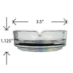 ASHTRAY AND STASH JAR SET - RAINBOW LEAF DESIGN