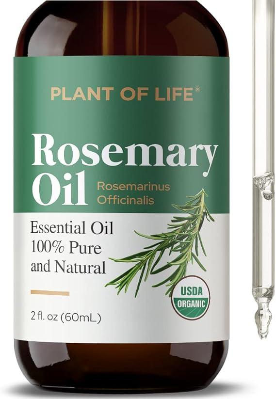 Plant of Life | Rosemary Essential Oil for Aromatherapy Hair, Skin, & Nails (1 oz / 30mL) Main image