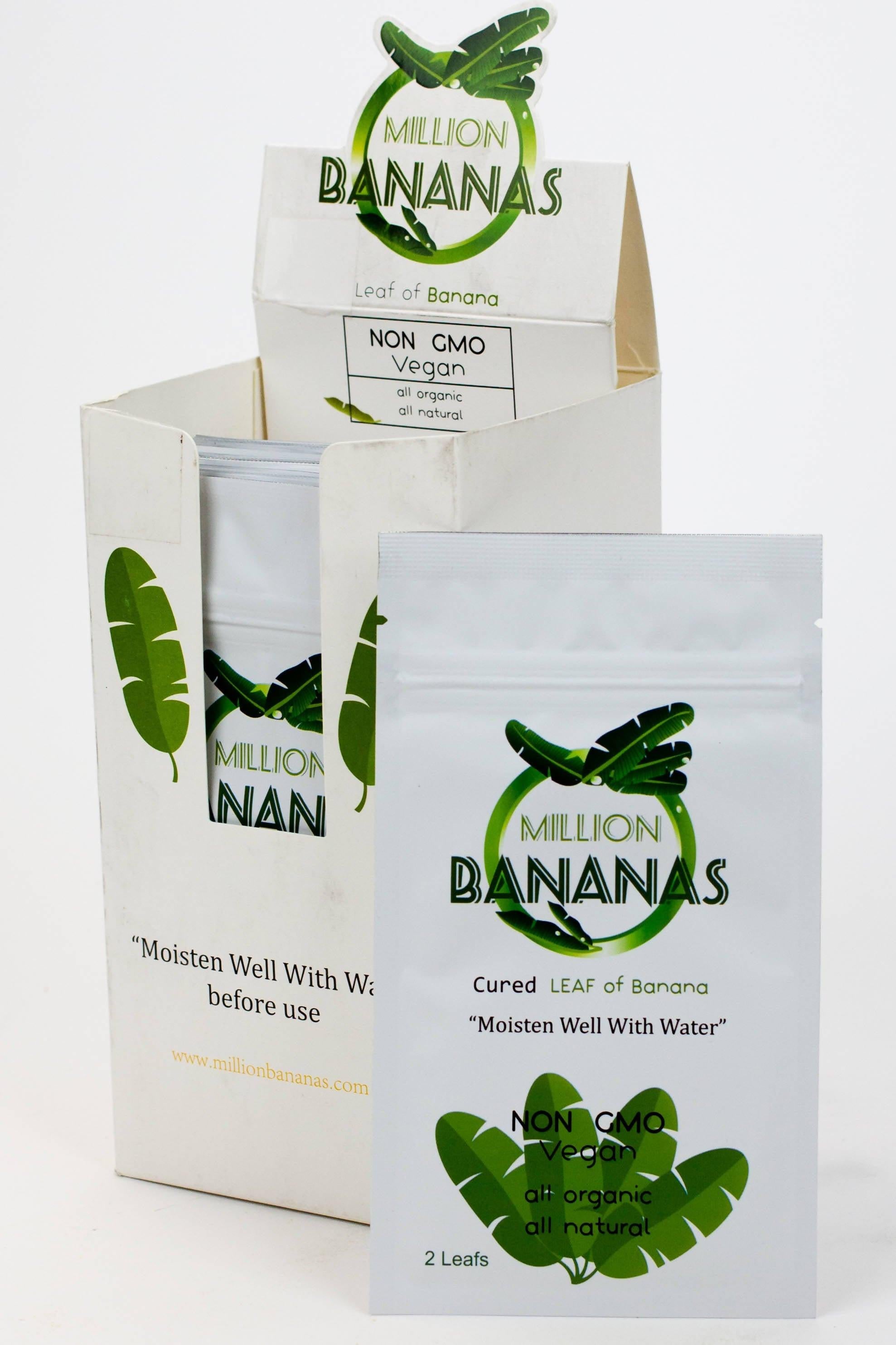 Million Bananas Cured Rolling leaf Pouch Display Box Main image