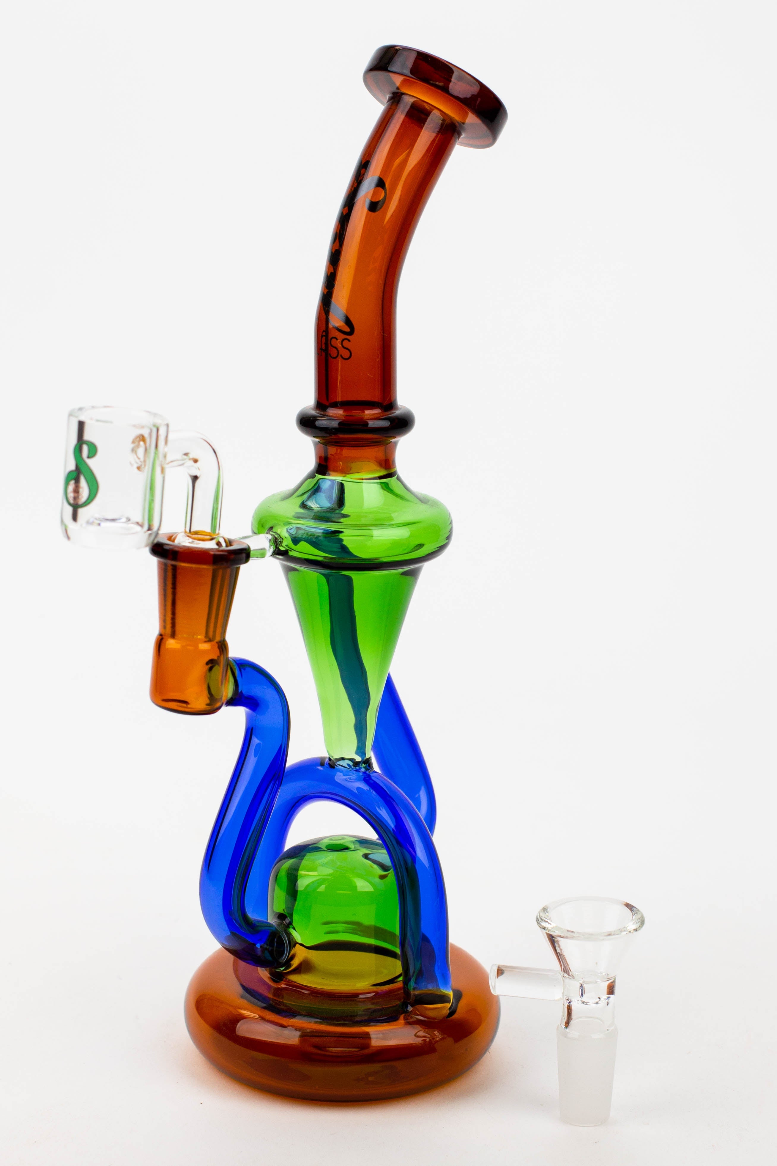 10" SOUL Glass 2-in-1 recycler [S2062] Main image