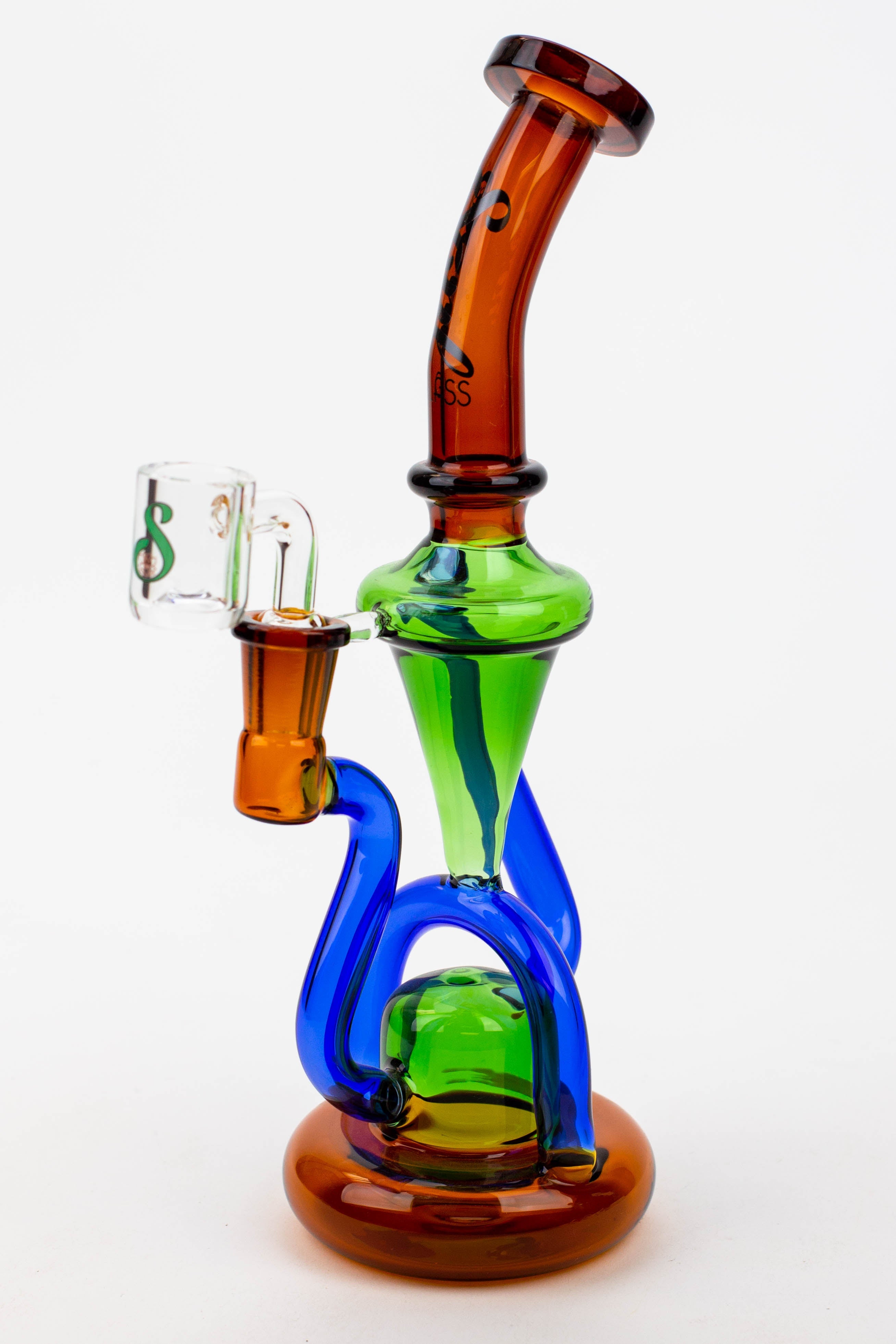 10" SOUL Glass 2-in-1 recycler [S2062] Secondary image