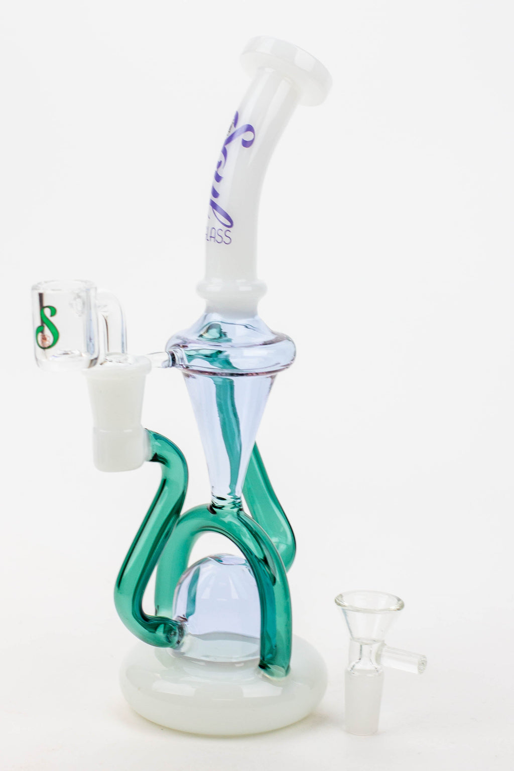 10" SOUL Glass 2-in-1 recycler [S2062]