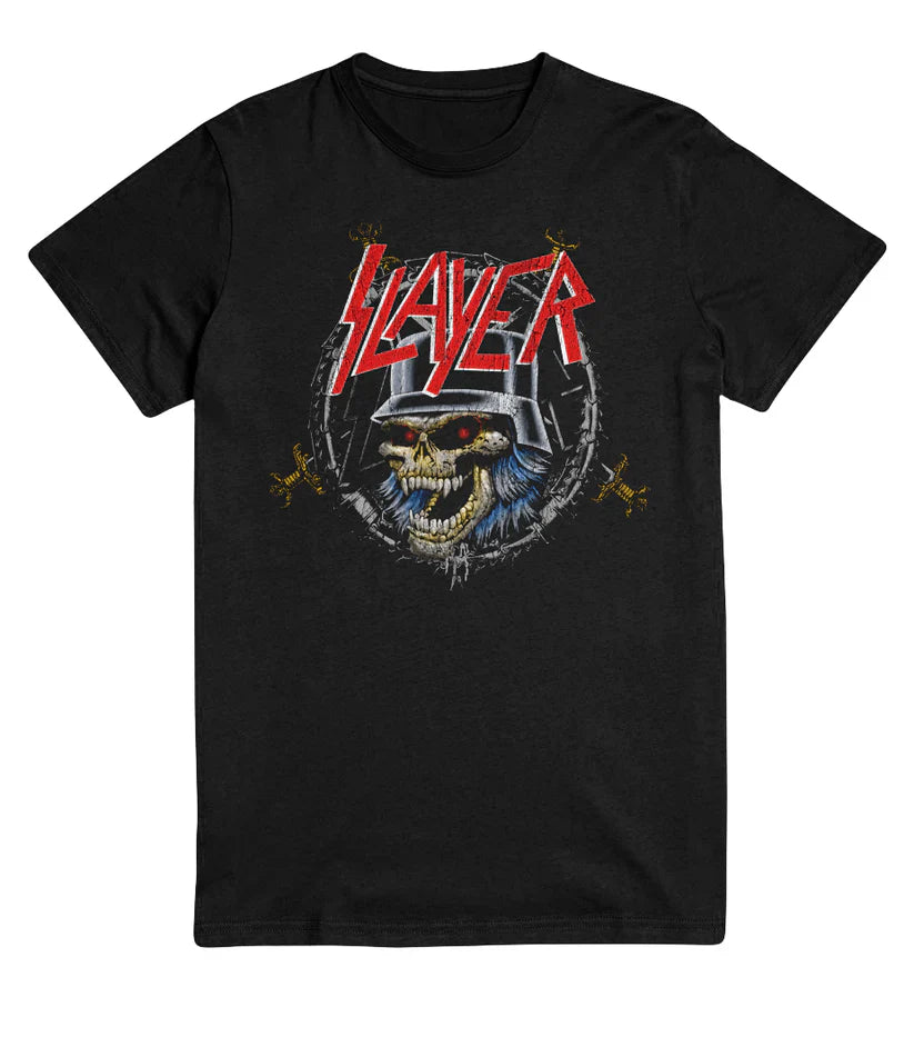 Slayer | "HELMET " Men's T-Shirt-Black- Officially Licensed Main image