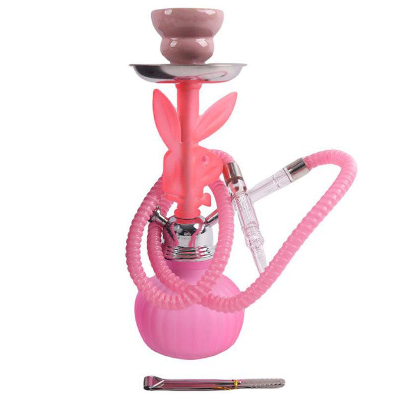 11" Hookah Single Hose, Bunny Bliss Shape Pink Color [SMKE-024] Main image