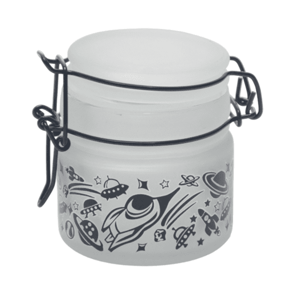 UFO Design Glass Storage Jar-Multiple Sizes Available [SMKZ-141] Secondary image