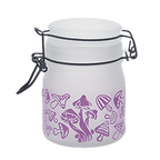 Purple Mushroom Glass Storage Jar-Multiple Sizes Available [SMKZ-142]