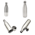 700ml Thermos Bottle with Lid – Dual Function Hidden Compartment (Silver) [SMKZ-147]