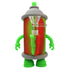 6″ Colorful Silicone Pipe with 14mm Glass Bowl [SMKZ162]