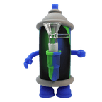 6″ Colorful Silicone Pipe with 14mm Glass Bowl [SMKZ162]