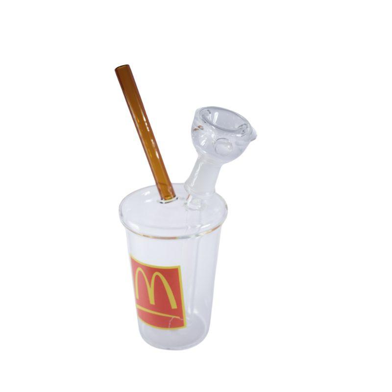 7″ McPuff Glass Hookah Cup – Big M Design [SMKZ182] Main image
