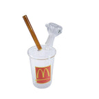 7″ McPuff Glass Hookah Cup – Big M Design [SMKZ182]