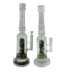 16" Assorted Center Piece Glass Waterpipe – 14mm Bowl