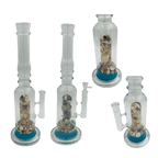 16" Assorted Center Piece Glass Waterpipe – 14mm Bowl