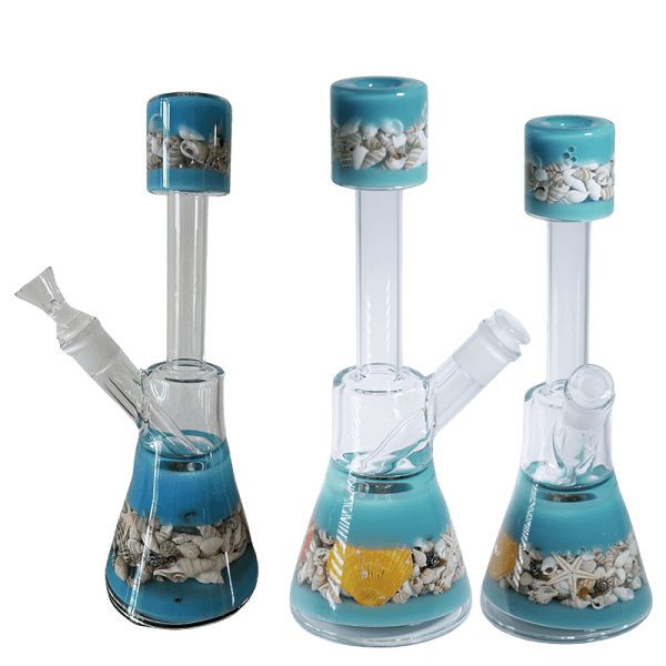 12" Center Piece Beaker Waterpipe – Assorted Designs