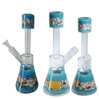 12" Center Piece Beaker Waterpipe – Assorted Designs