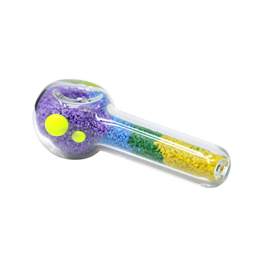 5" Sand-Filled Glass Hand Pipe – Pack of 2 Secondary image