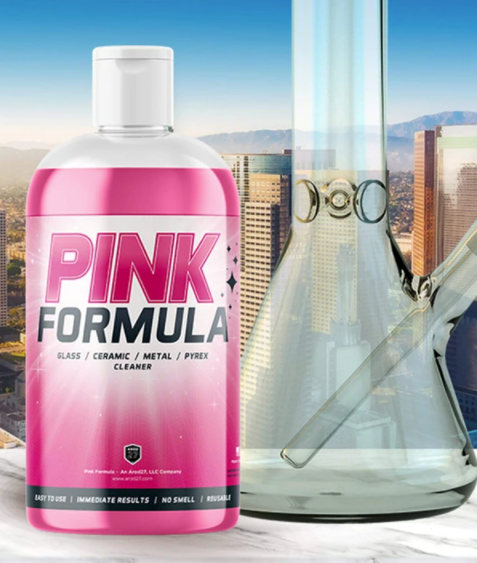 Pink Formula | 16oz Reusable glass and pipe cleaner Secondary image