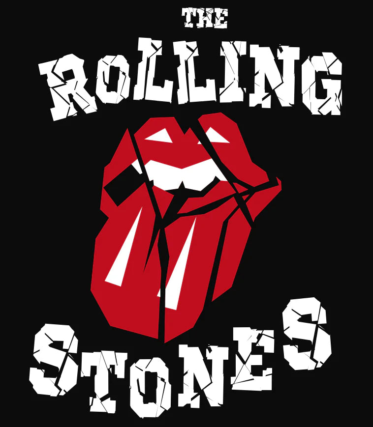 Rolling Stones | Authentic Stone Letters Hoodie Secondary image