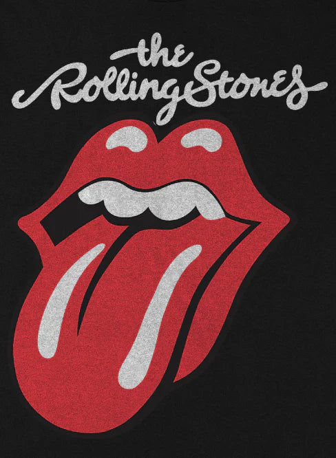 Rolling Stones | “Solid Tongue” Unisex Black T-Shirt - Officially Licensed Secondary image