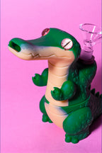 LIT® Silicone | 6" Alligator Water Pipe [TS218]