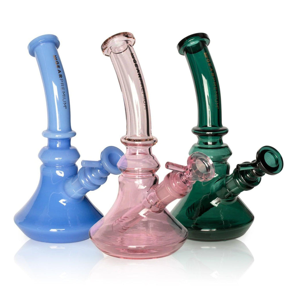 GEAR Premium® | 8" Cypress Bell Base Water Pipe W/Curved Neck
