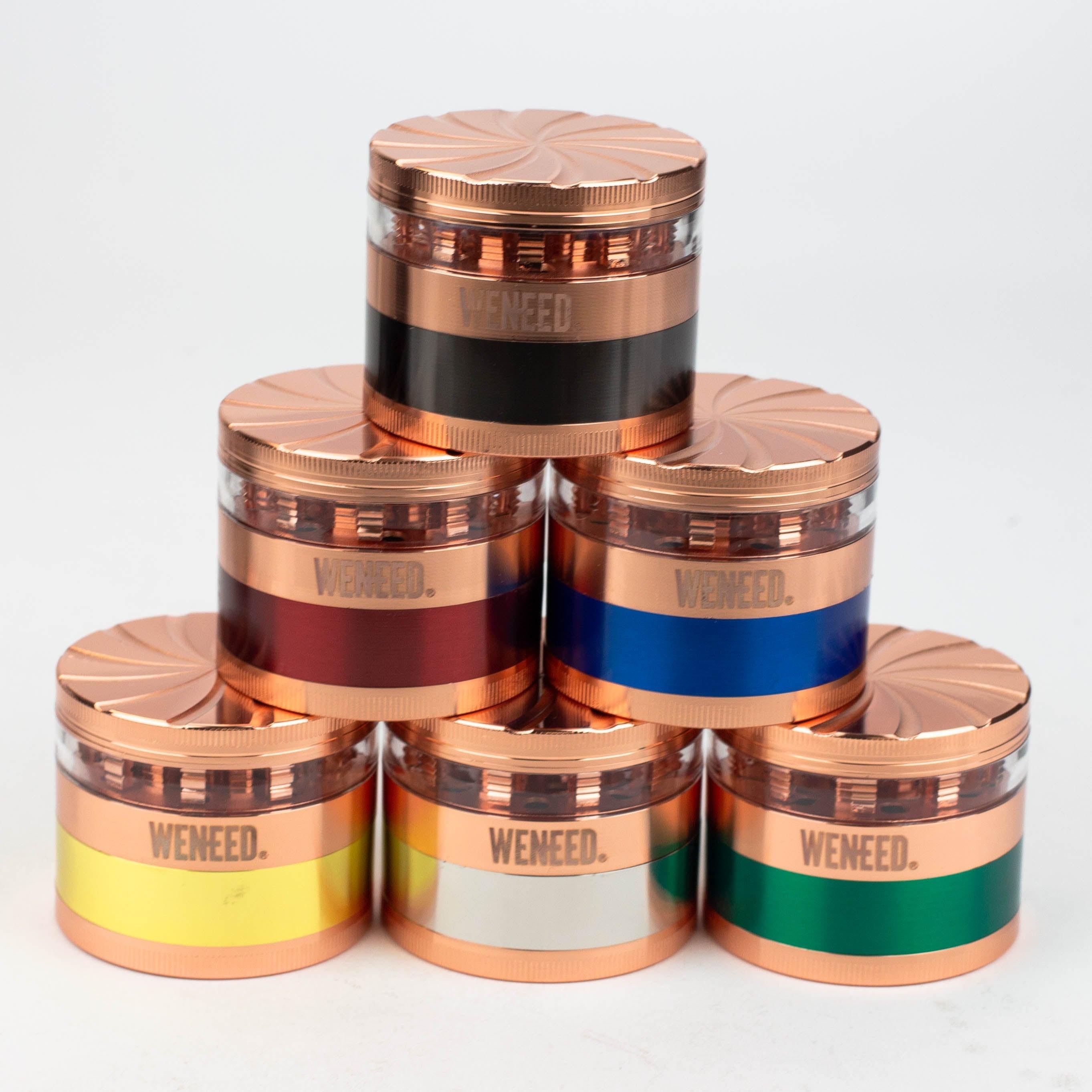 WENEED®-Rose Gold Window Grinder 4pts 6pack