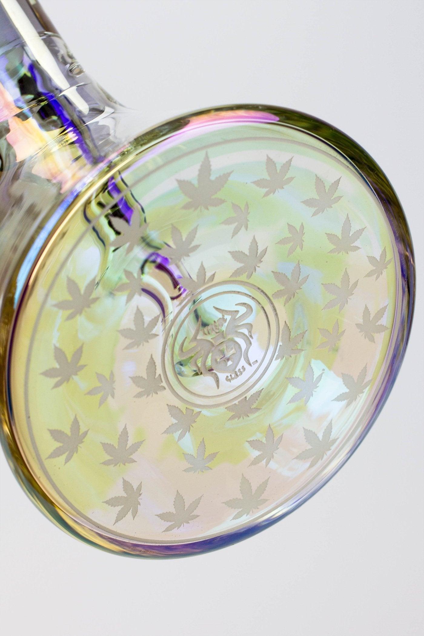 13" XTREME Glass / 7 mm / Electroplated Glass beaker Bong