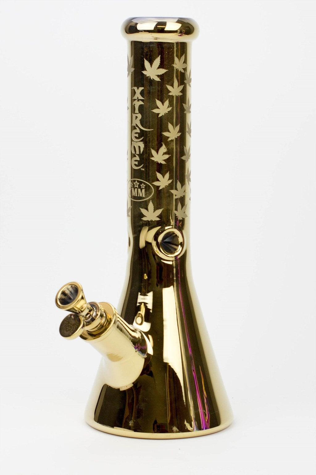 13" XTREME Glass / 7 mm / Electroplated Glass beaker Bong