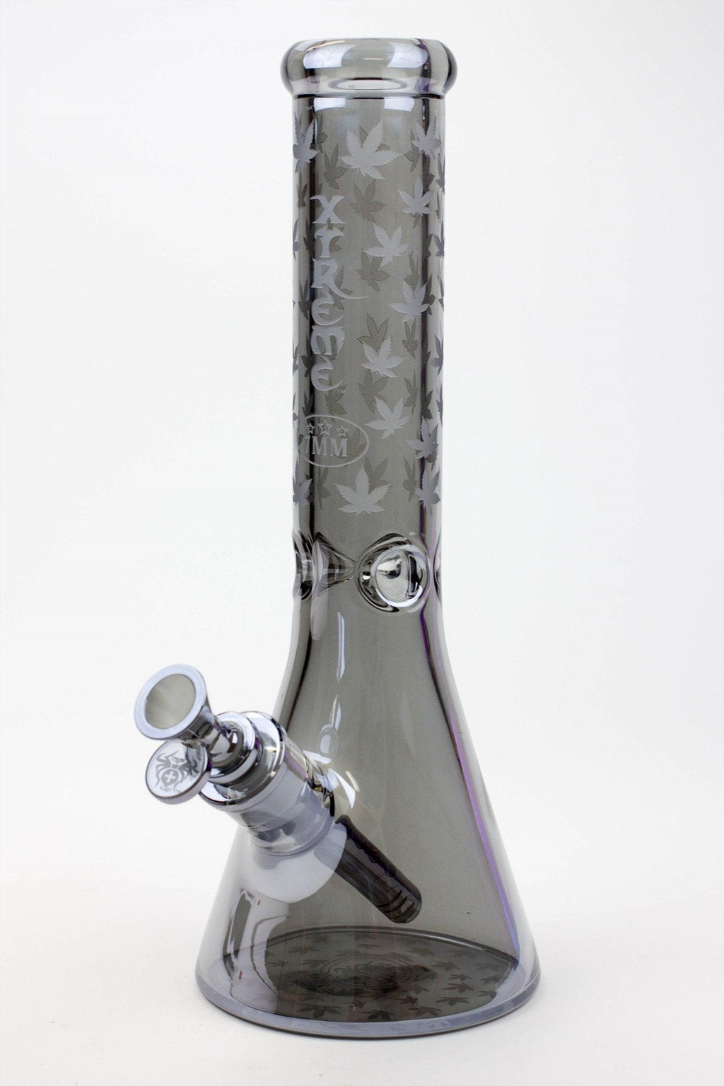 13" XTREME Glass / 7 mm / Electroplated Glass beaker Bong