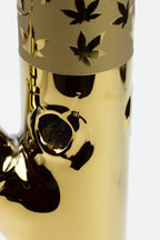 13" XTREME glass / 9 mm / Electroplating Straight Tube Bong